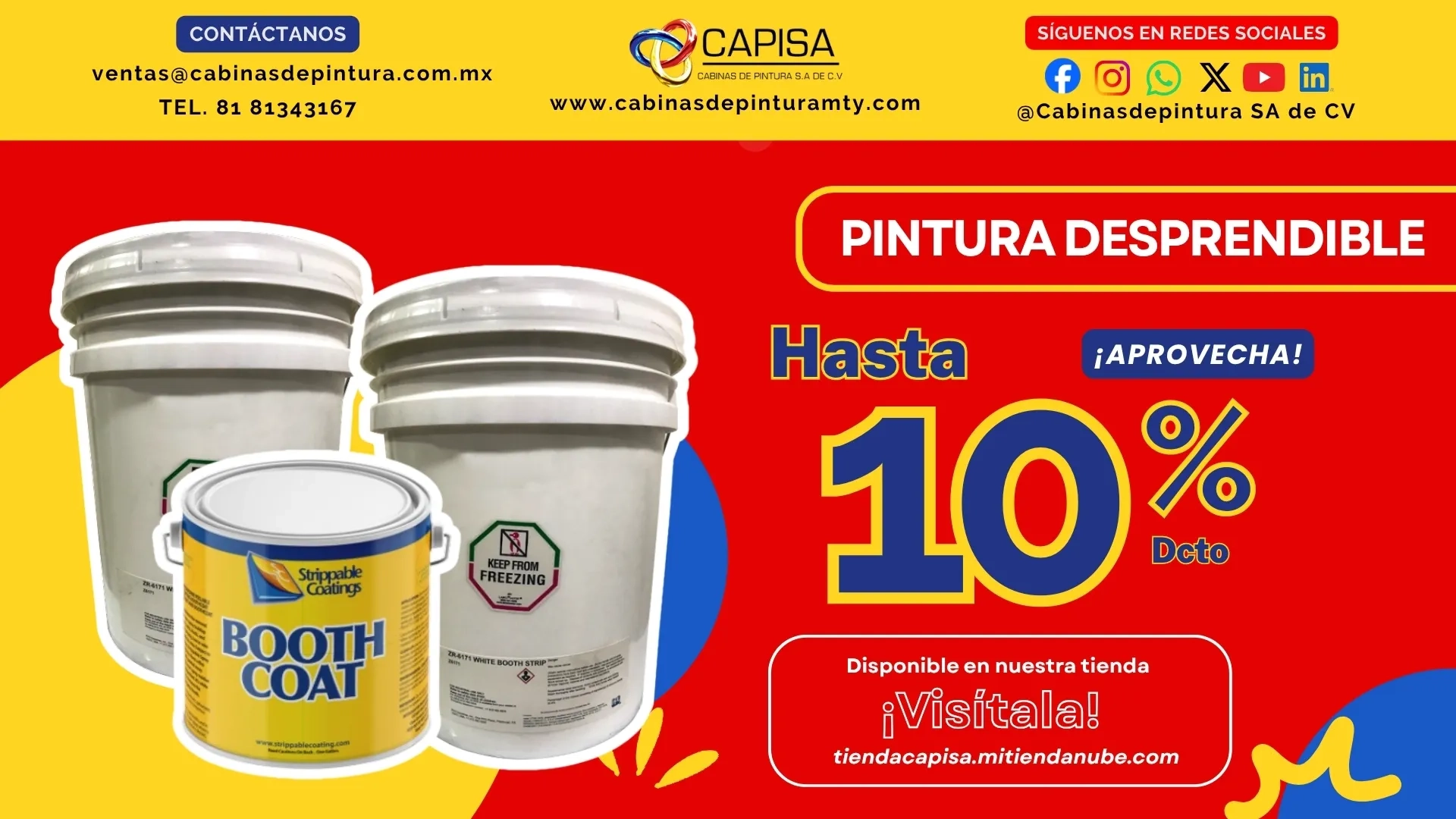 Pintura Desprendible para Protección de paredes